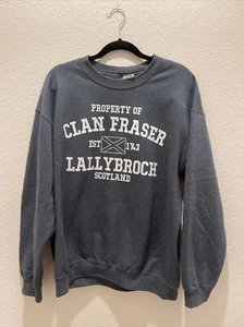 Property Of Clan Fraser Gray Sweatshirt - Picture 1 of 6