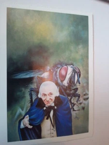 Postal de Doctor Who #7 Planeta de Gigantes Alister Pearson 1994 Guy and the Fly - Imagen 1 de 2