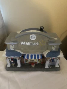 Holiday Time WALMART SUPERCENTER Holiday Village Christmas Decor Store Building - Picture 1 of 9