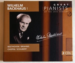 WILHELM BACKHAUS / 2 CD SET PHILIPS CLASSICS GREAT PIANISTS OF THE 2Oth CENTURY - Bild 1 von 4