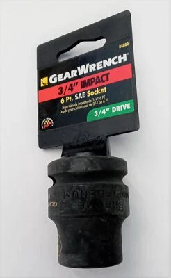 Gearwrench 84800 3/4" Drive 6 Point Standard Impact SAE Socket 3/4" - Image 1 of 3