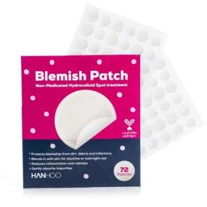 Hanhoo Blemish Patch with Hydrocolloid For All Skin Types Acne Treatment 72 patc - Picture 1 of 1