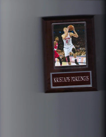 KRISTAPS PORZINGIS PLAQUE NEW YORK KNICKS NY BASKETBALL NBA Cover