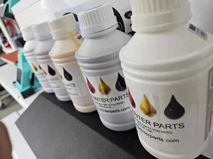 lot complet DTF INK USA CMJN 500 ML Direct to Film Ink pour tête d'impression à base d'eau - Photo 1/6