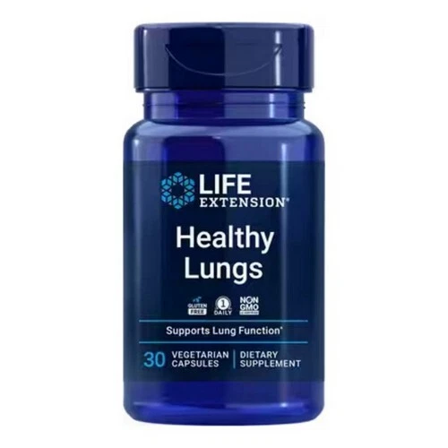 30 cápsulas vegetarianas Healthy Lungs de Life Extension Foto 1 de 1