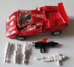 Vintage Sideswipe 1984 G1 Transformers 100% Complete Missing Window - Picture 1 of 6