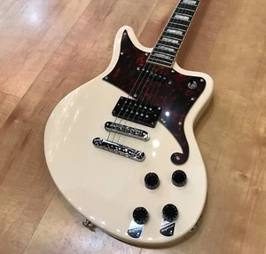 D’Angelico Premier Bedford Solid Body Electric Guitar White - Picture 1 of 9