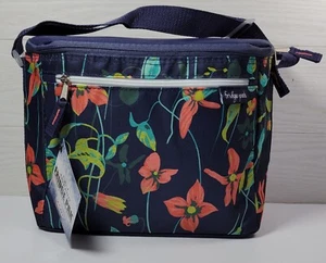 Fridge Pak Insulated 12-can Cooler Bag Floral Print with Shoulder Strap     - Picture 1 of 6