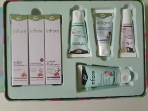 Set Just Cofanetto Prodotti linea Viso Infiore skincare scatola latta creme kit - Picture 1 of 3
