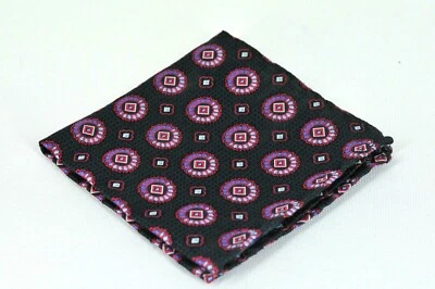 Lord R Colton Masterworks Antalya Azul Marino Medallón Bolsillo Cuadrado Seda - $75 Nuevo Foto 1 de 3