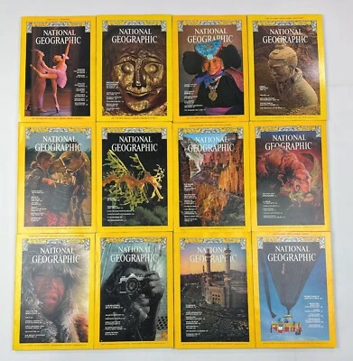 National Geographic 1978 Full Set Originals Jan-Dec Vol. 153 # 1 - Vol. 154 #6 Foto 1 de 4