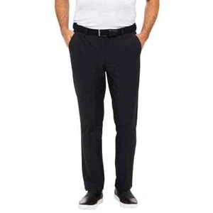 Greg Norman Men’s Chino Pant Classic Fit Stretch Waistband, Black, 38 W x 34 L - Picture 1 of 3