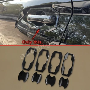 For Toyota Sequoia 2023-2024 Carbon Fiber Door Bowl Cup Cover Trims Accessories - Bild 1 von 5