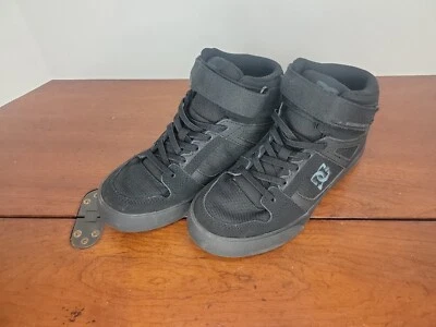 DC Shoes Youth 4.0 Pure High Top EV ADBS300324 Cuero Negro Suelas Negras Patín Foto 1 de 4