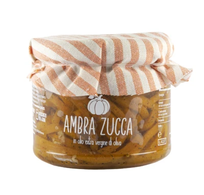 VIOLA Ambra Zucca - Zucca a filetti sott'olio EVO - Prodotto Artigianale