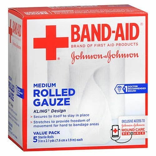 Rolled Gauze Rolls 5 Each By Band-Aid - Image 1 of 1