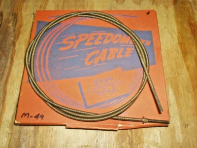 1953 1954 Plymouth Cambridge Cranbrook velocímetro cable 48 3/4" ¡Nuevo de Lote Antiguo! Foto 1 de 2