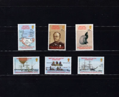 British Antarctic 301-06 Ships 2001 VF MNH Juego Completo LC Foto 1 de 2