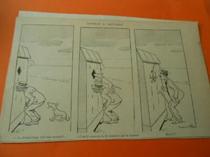 1896 Humour Image Print Gontran à trouville - Picture 1 of 1