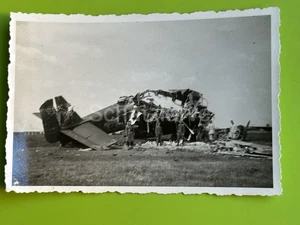 Foto, destruido Junkers Ju 52 aeropuerto Waalhaven Rotterdam 1940 (MJ-62)1029 - Imagen 1 de 2