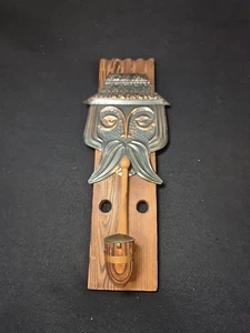Vintage HandMade WoodenBrass Engraved Wall HangingPicture Decor from Coinage . - Picture 1 of 8