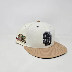 Logotipo en cascada New Era de los Padres de San Diego con parche lateral de Petco Park - talla 7 5/8 - Imagen 1 de 6