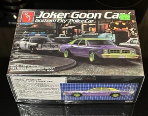 JOKER GOON CAR nuovo sigillato in fabbrica 1989 ERTL/AMT BATMAN model kit 6826 scala 1/25 - Foto 1 di 6