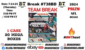 Mega estuche de fútbol americano Chicago Bears 2024 Panini Prizm 20 CAJA Break #738BD - Imagen 1 de 1