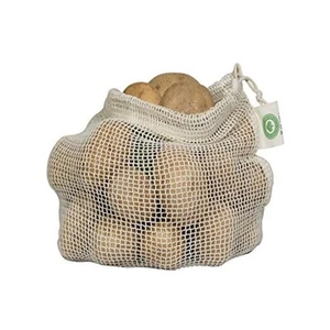 Reusable Mesh Produce Bags made from 100% Organic Cotton - Perfect Reusable - Picture 1 of 4