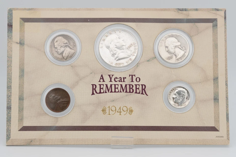 1949 A Year To Remember Birth Year 5 Coin Set - Image 1 of 3