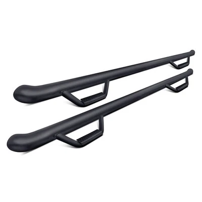 For Ford F-350 Super Duty 17-24 N-Fab 3" Wheel-to-Wheel Black Round Nerf Steps Foto 1 de 4