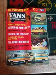 RARE VINTAGE VANS & TRUCKS MAGAZINE #1 - JUNE 1975 - PREMIERE ISSUE - Foto 1 di 18
