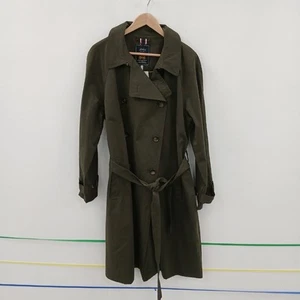 Joules Coat Womens Size UK 16 Green Cotton Blend Belted RMF06-CAP - Picture 1 of 5