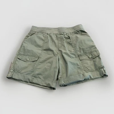 Pantalones Cortos Chico’s Mujer Carga Verde Oliva Mezcla de Algodón Elastizados Talla 1 Nuevos con Etiquetas NUEVOS Foto 1 de 4