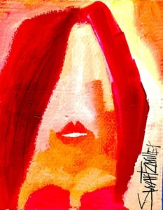 Colorido POP ART DAMAS Desnudo Reciclado Acrílico Pintura Original ADN de SWARTZMILLER - Imagen 1 de 20