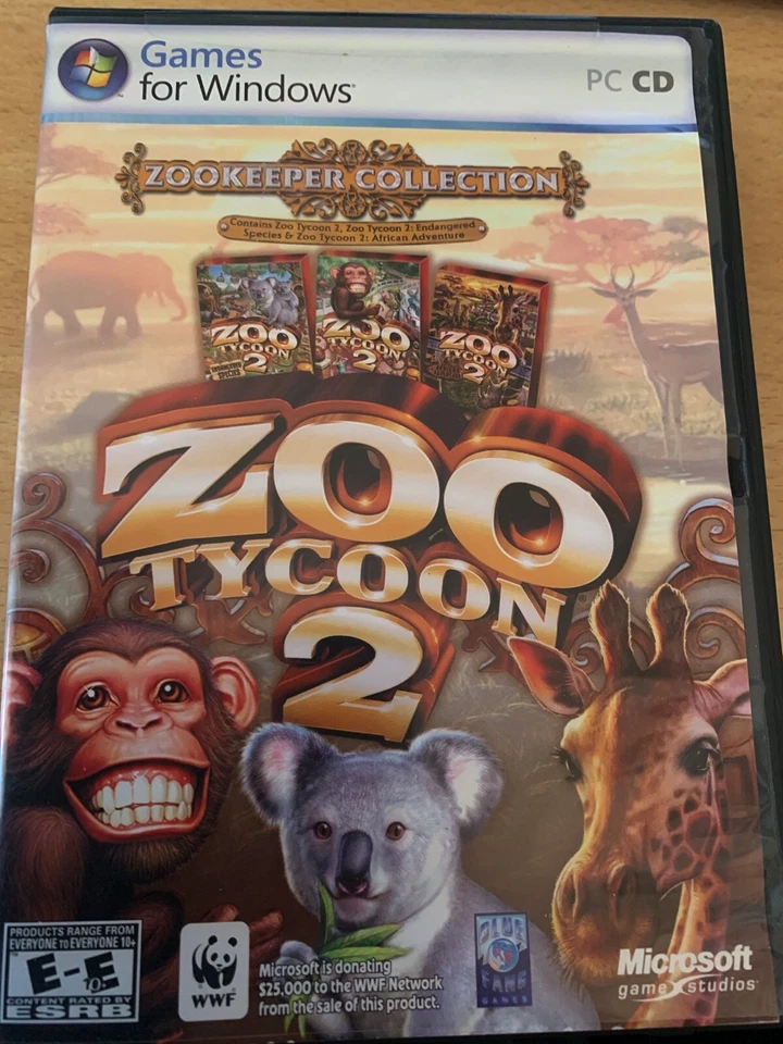 Zoo Tycoon 2 Zookeeper Collection PC CDROM Retro Software - Image 1 of 1