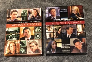Without a Trace The Complete 1st & 2nd Season DVD Sets LOT - Picture 1 of 5