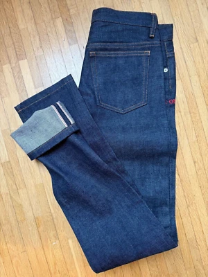 A.P.C. x KID CUDI Raw Selvedge Denim Jeans size W 27 / L 35  Neu BNWOT - Bild 1 von 4