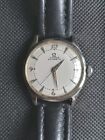 Mens 1950 OMEGA Automatic Stainless 17 Jewel Bumper Watch Runs & Keeps Time.