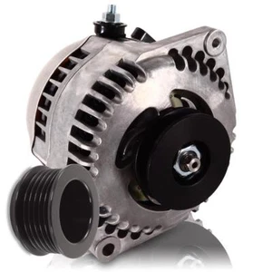 170 amp Racing alternator for 63-85 GM - Natural Finish (includes 2 pulleys) - Picture 1 of 5