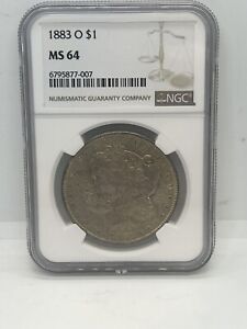 1883 O Morgan Silver Dollar NGC MS64 #225-05201