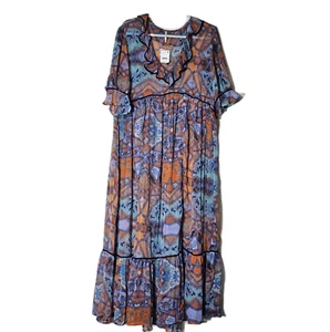 Free People Carmella Maxi Dress Size L - Picture 1 of 9