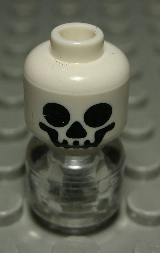 Lego Figur Zubehör Kopf Monster Skelett