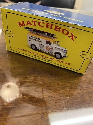 Matchbox Models Of Yesterday - Cessnock Rescue Squad 1937 GMC Van (Brand New)  - Image 1 of 4