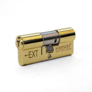 UAP TS007 3 Star Euro Cylinder Lock, Barrel Lock, 3 Keys, Brass - Multiple Size - Picture 1 of 5