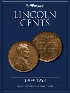 Lincoln Cents 1909-1958 Collector'S Folder (Warman'S Collector Coin Folders) - Picture 1 of 12