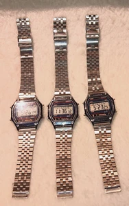 Relojes de pulsera digitales vintage 3 Frontier 7 alarma de melodía retro todos para repuestos. - Imagen 1 de 15
