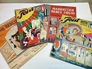 Tanz Folio Lot Klavier Noten Fox Trots Swing Waltzes Blues Vintage 1920er 30er   - Bild 1 von 6