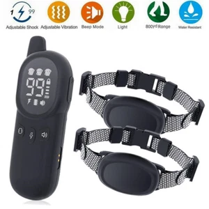 Rechargeable Waterproof Electric Dog Pet Training E-Collar Remote Anti Bark AU - Picture 1 of 6