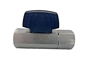 USA Sealing SS316 Compact Body Ball Valve 1/2" NPTF 10000 PSI - Picture 1 of 3